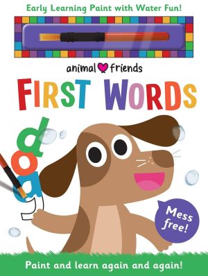 Paint with Water Animal Friends First Words | Hardcover